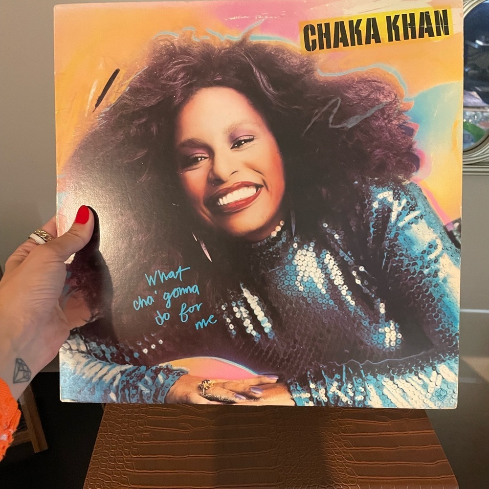 CLOSING SALE! Vynil Record Chaka Khan Signed What Cha’ Gonna Do For Me Album